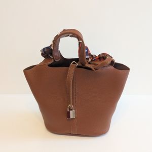Unbranded Brown Tan Picotin 18 small bag